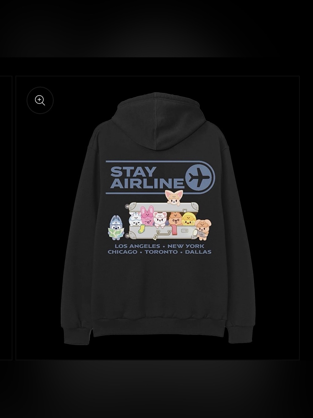 Stray Kids SKZOO Zip-Up Hoodie Stay Airline Ver.